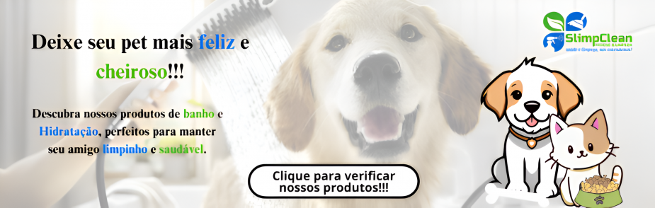 Banner - Produtos de banho para pets